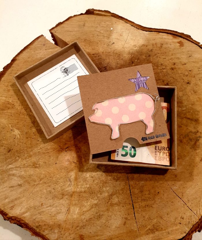 Geldgeschenkbox "Für`s Sparschwein" 2