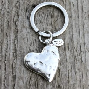 Schlüsselanhänger Herz 18