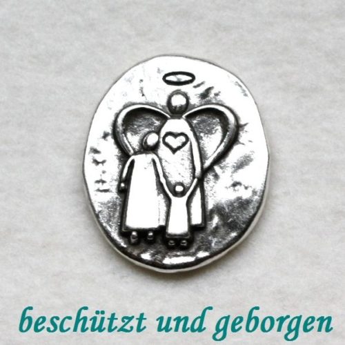 Engel-Münze "beschützt und geborgen" 12