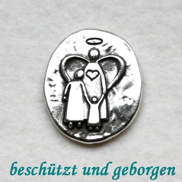 Engel-Münze "beschützt und geborgen" 2